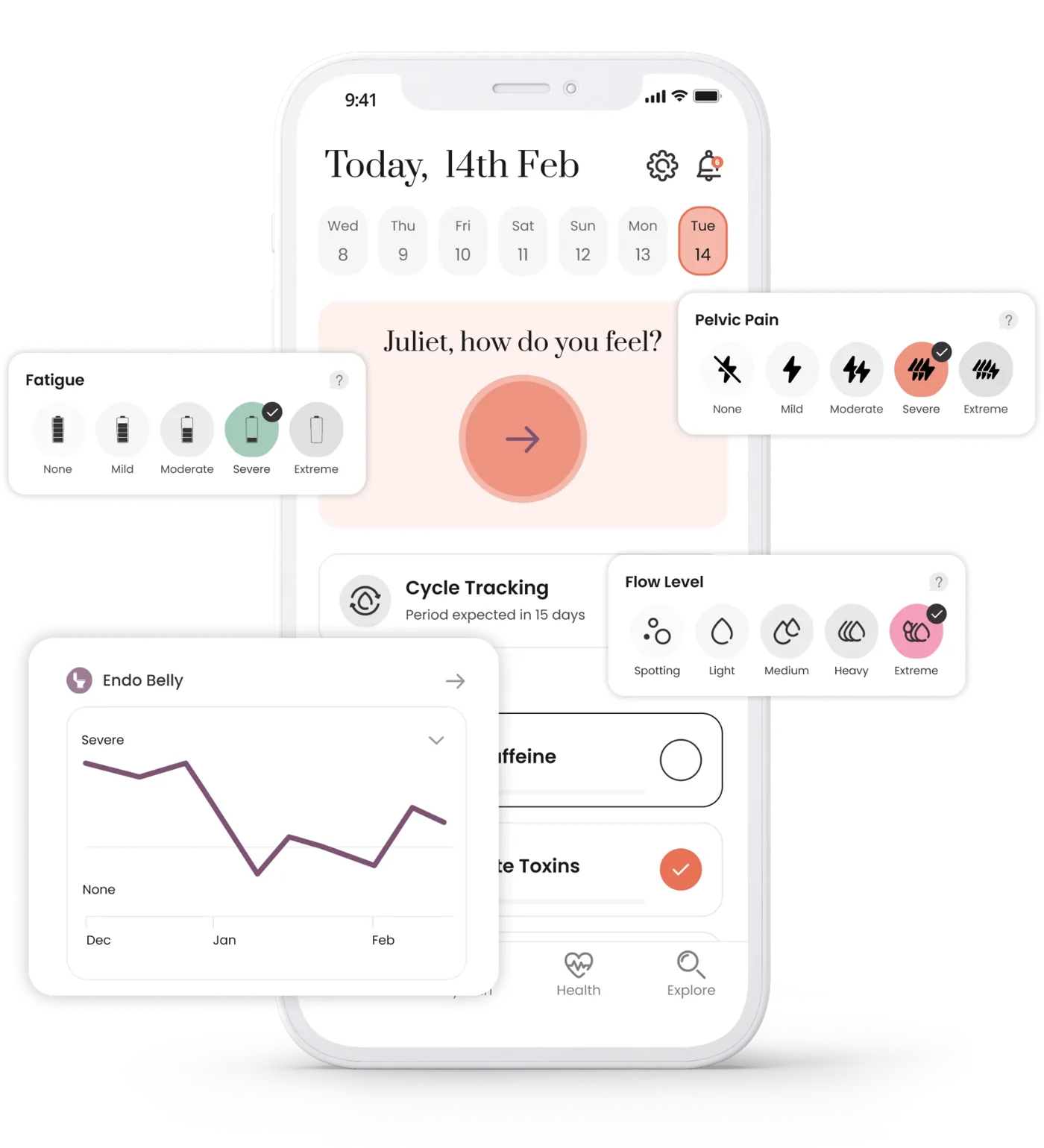 Endo45 app on a smartphone
